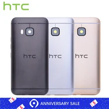 Оригинальная задняя панель корпуса для htc One M9 задняя крышка батарейного отсека с объективом камеры запасные части