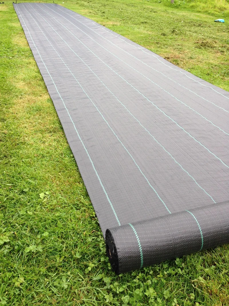 Koop Tewango 100gsm Zware Gevoerd Onkruidbestrijding Stof Landschapsarchitectuur Grond Cover Membraan 2X5 M 1X10 M