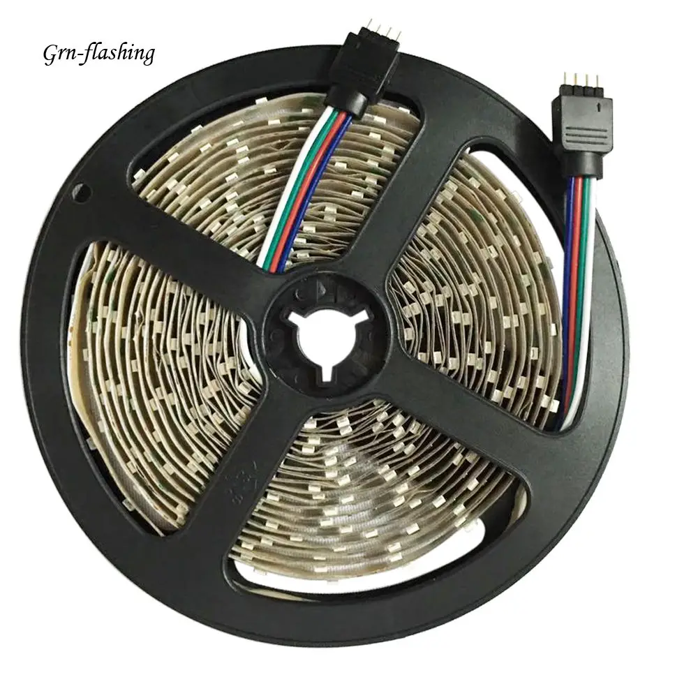 5 m/roll 5 V SMD3528 RGB Светодиодные ленты + USB Светодиодные ленты контроллер 60 Светодиодный s/m гибкие Гостиная украшения дома диод лента