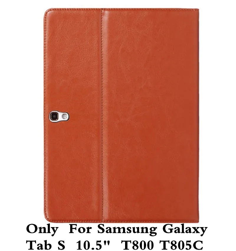 Fashion Leather Stand Tablet Case Cover For Samsung Galaxy Tab S 10.5" T800 T805C Protective
