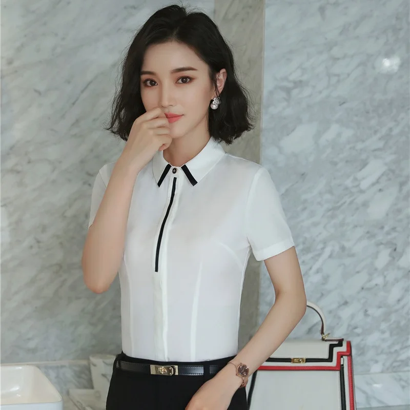 Camiseta Para Mujer De Verano De Manga Corta Informal Con Volant