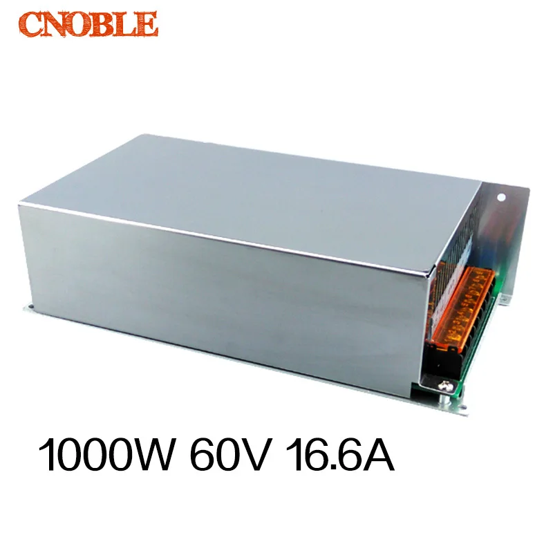 

1000W 60V adjustable 16.6A Single Output Switching power supply AC to DC 110V or 220V