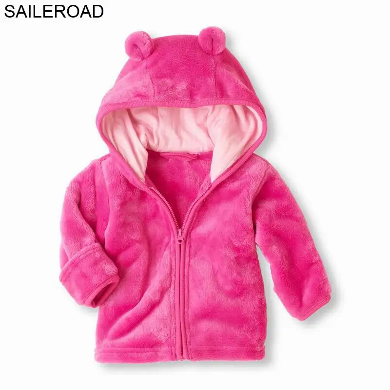 

SAILEROAD 3-18Months Winter Autumn Baby Boys Girls Jacket Coat Cute Toddler Kids Outerwear Clothes Warm Children Jacket Clothes