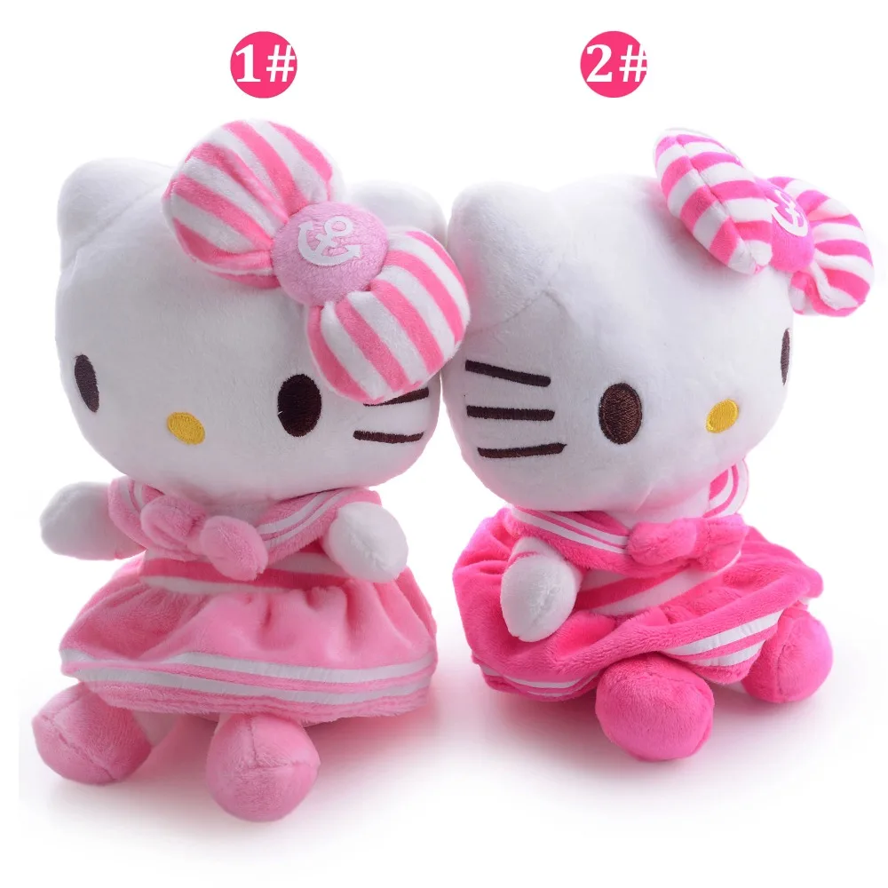 2 темно синего стиля плюшевое платье с бантом hello kitty плюшевая кукла унисекс