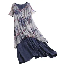 SAGACE женское богемное винтажное длинное платье большого размера с v-образным вырезом и цветочным принтом в стиле ретро с коротким рукавом, элегантное пляжное платье