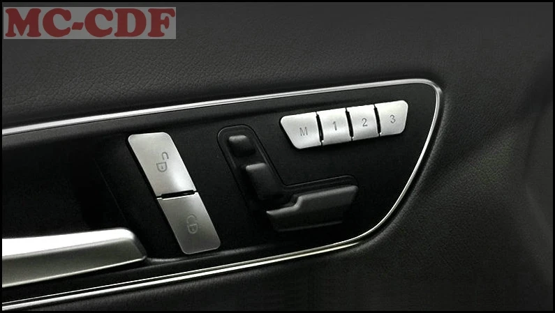 12 шт. ABS сиденье замок Памяти разблокировка переключатель кнопка регулировки крышки Накладка для Mercedes Benz E GL CLS класс W218 2011
