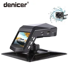 Denicer Macchina Fotografica Dell’automobile Dvr Dual Lens Dash Cam Full HD 1920×1080 P Video Recorder Camcorder Registrator Con Retrovisore camera G-sensor