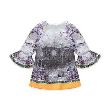 

Baby Girls Ink Dresses Girl Spring Dress Kids Cotton Clothes For 100-150cm