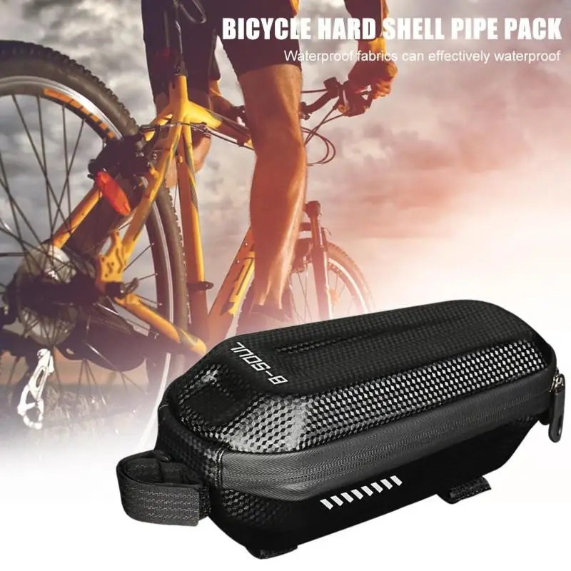 Водонепроницаемая сумка для горного велосипеда с передней трубкой, Большая вместительная черная сумка для велосипеда, чехол для велосипеда, Аксессуары для велосипеда