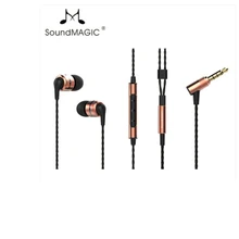 Горячая новинка SoundMAGIC E80C супер бас звук наушники HIFI стерео наушники-вкладыши с микрофоном и пультом дистанционного управления для всех смартфонов