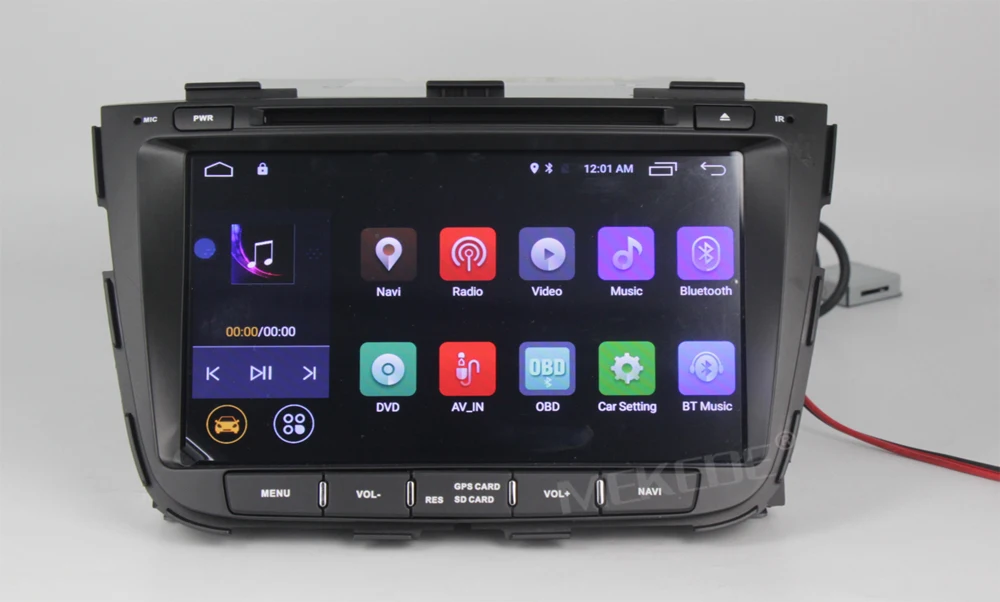 Best Free shipping! Quad core pure android 7.1 system for kia Sorento 2013 2014 car gps navigation dvd player support radio BT WIFI 11