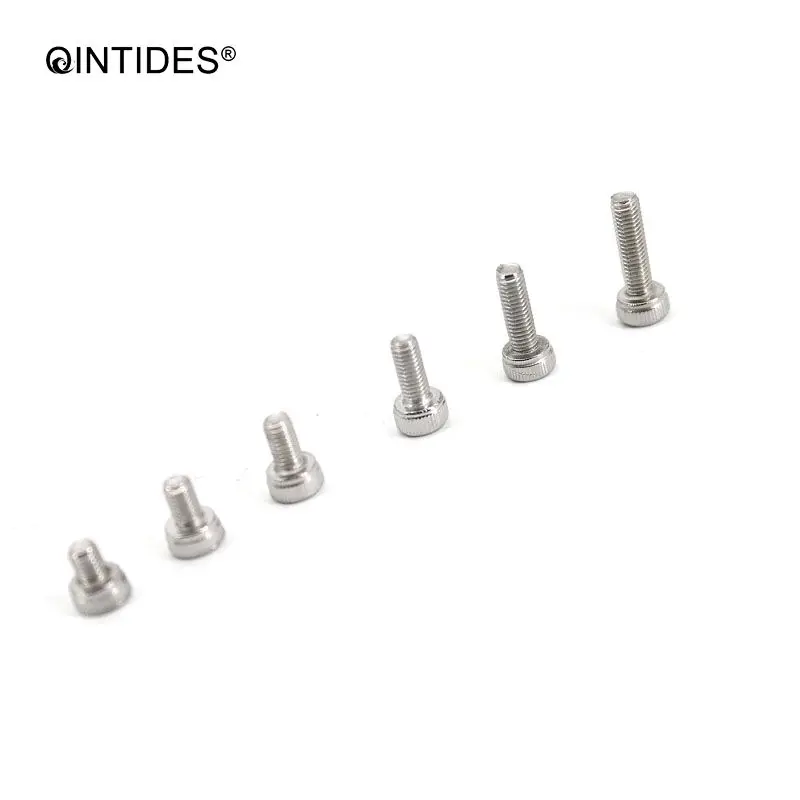 QINTIDES 250Pcs/set DIN912 M1.6 M2 M2.5 M3 304 Stainless Steel Hexagon Socket Head Cap Screws Bicycle Hex Bolts Assortment Kit