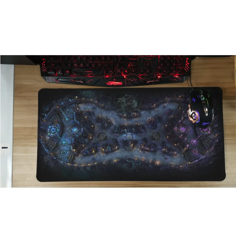 Map of the world gamer Mouse pad Mousepad keyboard mat for Notebook Computer Map Diy Custom (3)