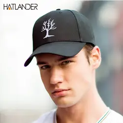 Hatlander 2017 взрослых cap вышивка дерево папа hat повседневная cap casquette спорт хип-хоп snapback шляпы женщины мужчины бейсболка cap