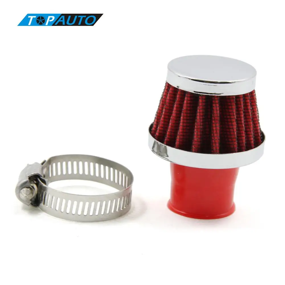 Car Air Filter New Universal Car Round Tapered Air Filters 25MM Clamp