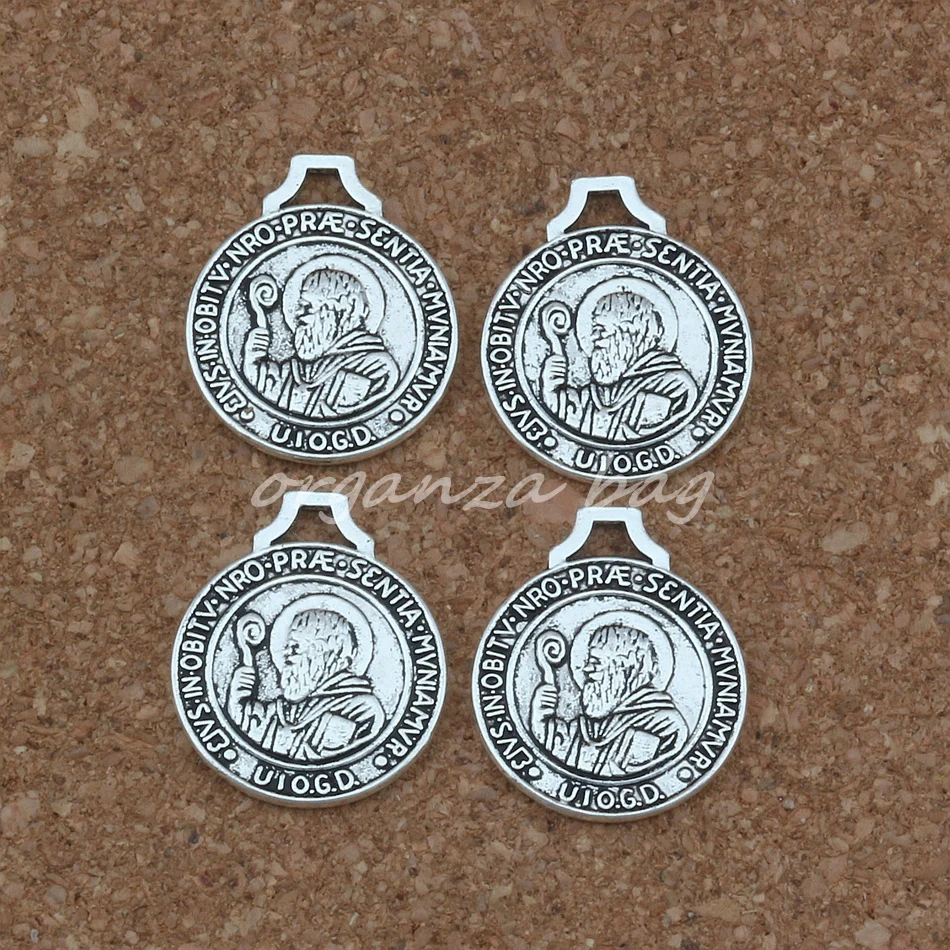 

o mi Jesus misericordia Medal religion Charms Pendants 50Pcs/lot Antique gold Fashion Jewelry DIY Fit Bracelets Necklace