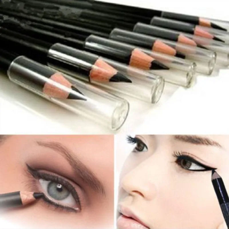 

1PC Black EyeLiner Pencil Smooth Waterproof Long-lasting Natural Eye Liner Pencil Cosmetics Beauty Makeup Tools