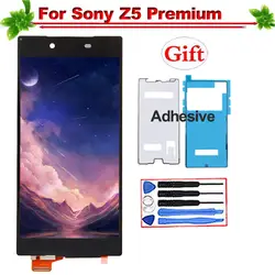 Для sony Xperia Z5 Premium E6853 E6883 E6833 ЖК-дисплей Дисплей Сенсорный экран планшета Ассамблеи Замена для sony Z5 жидкокристаллический экран класса премиум