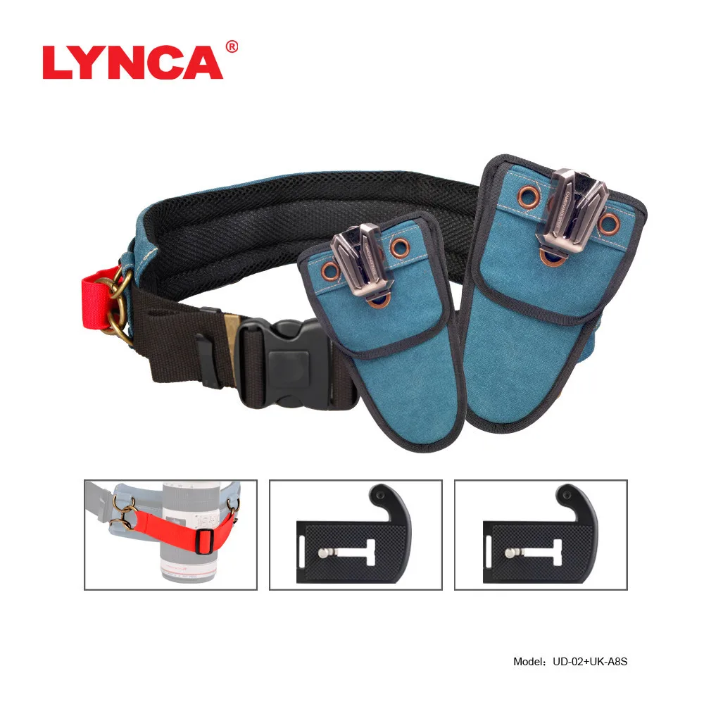 UDK-22S Multifunctional Strap Grip with Holder Buckle Metal Removable Cushion Tripod Holster for Ca