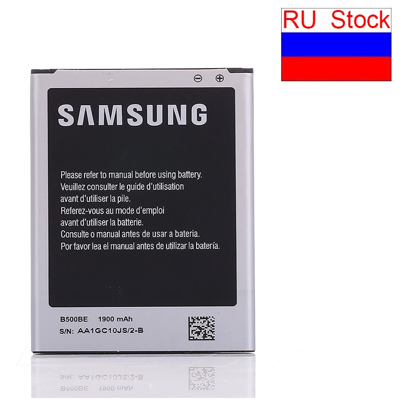 

Ship from RU Original Battery bateria B500BE For Samsung GALAXY S4 Mini replacement I9190 I9195 I9192 I9198 1900mah I9195 4pins