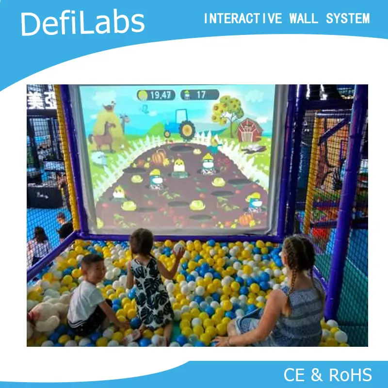 DefiLabs Интерактивная настенная проекционная система игры для детей|Веб-камеры| |