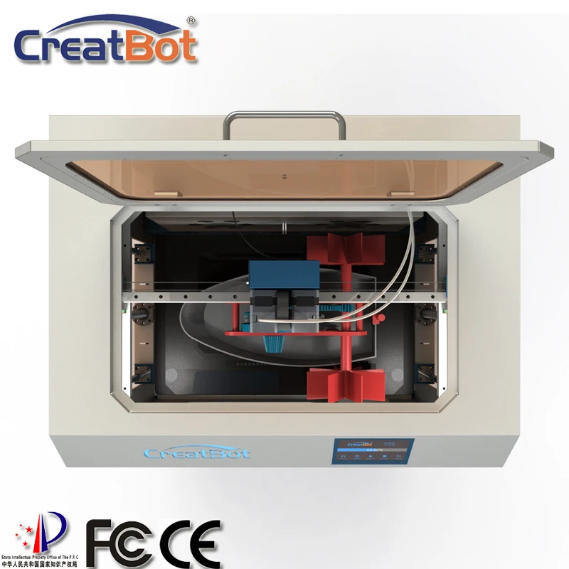  3d printer Creatbot F430 metal dual extruders full closed large color touch screen print size 400*3