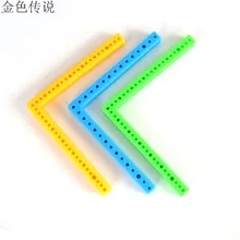 17211TW JMT 5Pcs L Shaped Plastic Strips at Right Angles Axis Frame Chassis Connector Smart Car