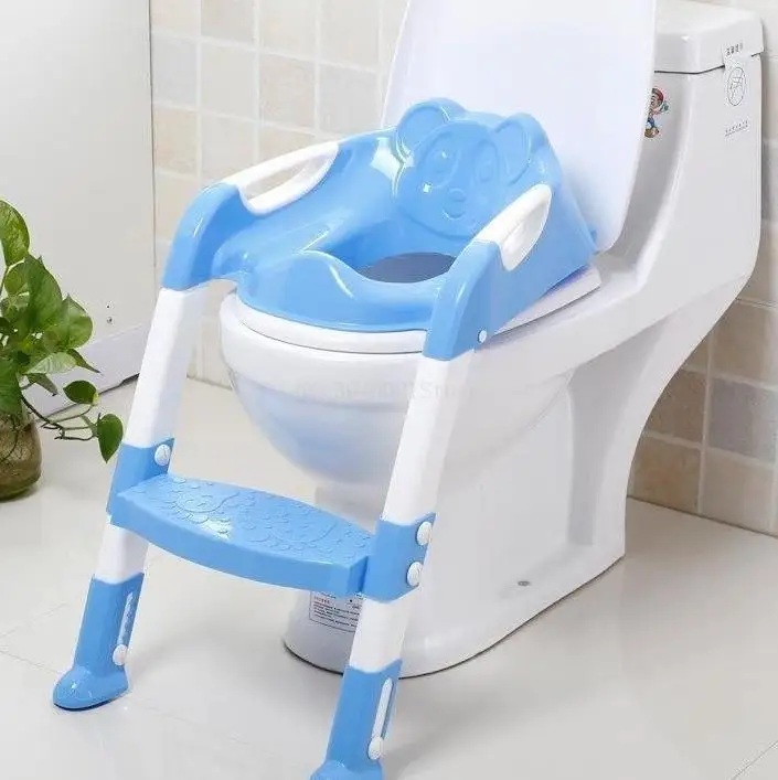 

Portable Non-slip Toilet Seat for Infants Foldable Kids Toddler Potty Training Tool with Handles Made of Safety Material