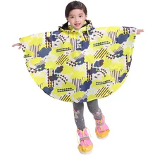 Raincoat Children Cloak Type Rain Poncho for Kids Waterproof Rain Coat Boy/Girl Student Waterproof Suit for Fishing Cover XX24
