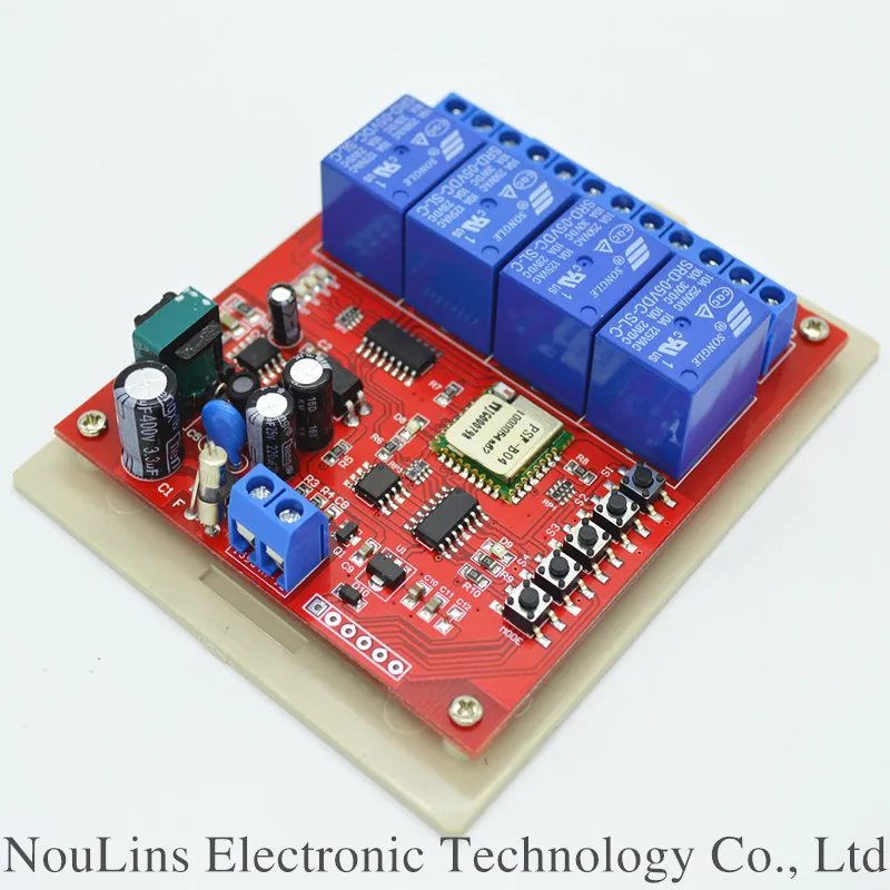 1PCS 220V 4 Channel wifi switch / mobile APP remote intelligent control