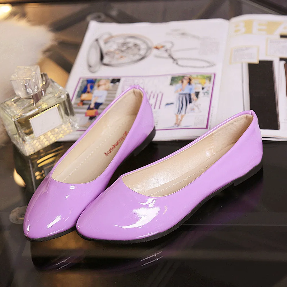 Mode Chaussures Femmes purple Sandales automne Dames Taille Coloré Casual Confortable 10 Printemps De Beige Plat blue Style yellow Slip Nouveau pink Travail white Grande Sur CwqIz55B