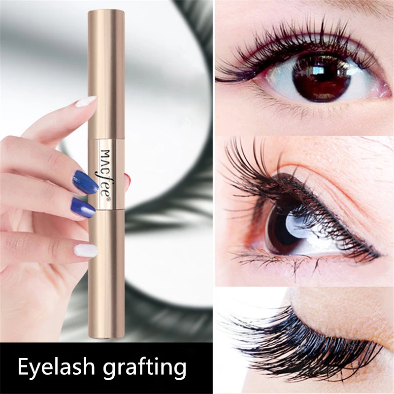 

Double End Eye Lashes Makeup Waterproof 4d Silk Fiber Eyelash Mascara Cosmetic Brush Head Mascara Eyeshadow Brochas Maquillaje