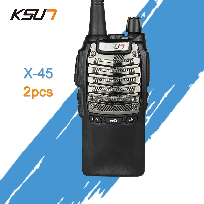 

(2PCS) BUXUN X-45TFSI Two Way Radio Fidelity Sound Quality Hotel Civil Making a Hand Walkie Talkie