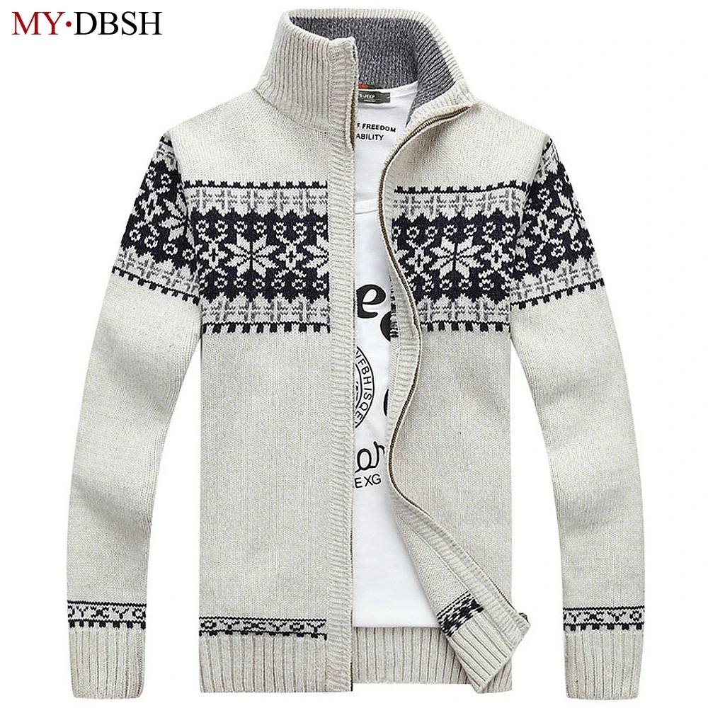 New Arrival Autumn Men's Cardigans Sweaters Warm Winter Zipper Mens