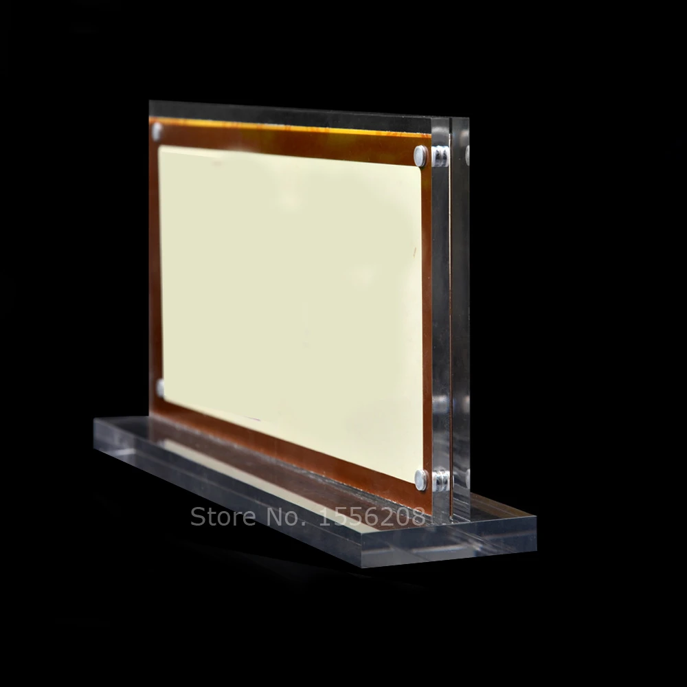 Clear Photo Frame Acrylic Picture Holder License Table Display Home Shop Decor Clear Photo Frame Acrylic Picture Holder License Table Display Home Shop Decor