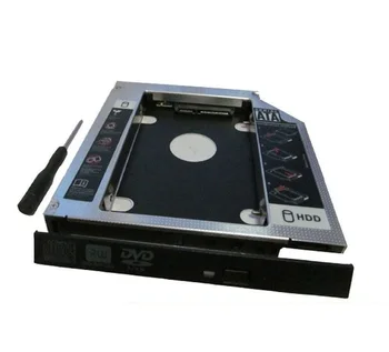 

WZSM Wholesale New 2nd HDD SSD Hard Drive Caddy 9.5mm For DELL E6420 E6520 E6320 E6430 E6530 E6330