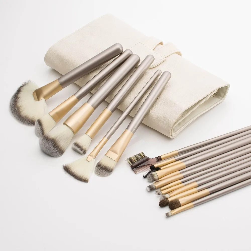

18pcs Makeup Brushes Complete Set Professional maquiagem Foundation Power Eyebrow Brush Make up Tool