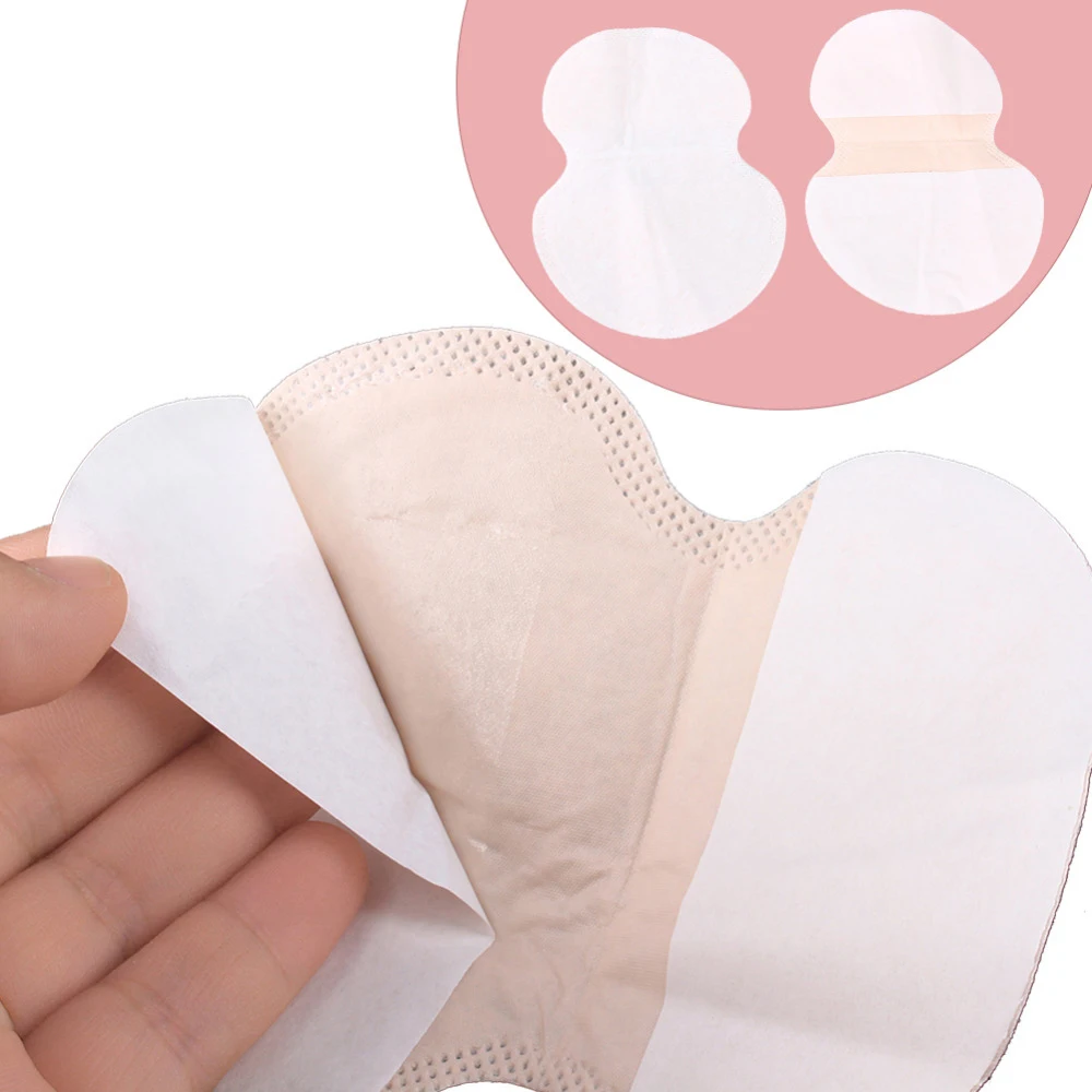 

New arrive 50pcs(25pairs) Underarm Sweat Pads Dress Clothing Perspiration Pads Shield Absorbing Makeup Remover Cosmetics Tool