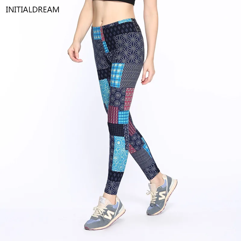 New 2017 spring /summer Flower Printed Legging Slim Women