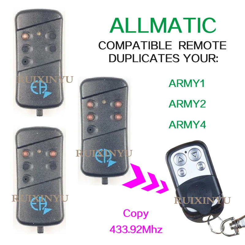 Копия allmatic ARMY2 ARMY4 пульт дистанционного управления контроль за дверью гаража