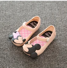 Mini Melissa Mickeyeileds Style de Bande Dessinée Chat Arc Hibou Gaufre Enfants En Bas Âge Bébé Chaussures Filles Cristal Gelée Chaussures Enfants Sandales