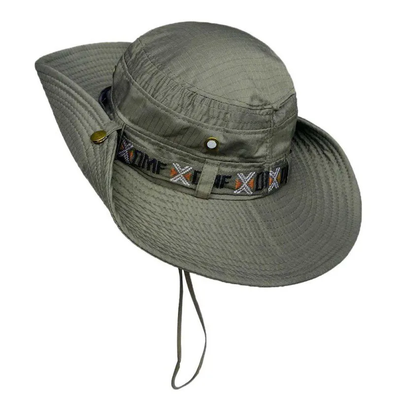 

Men Army Hunting Fishing Hats Outdoor Sports Cap Hiking Bucket Sun Hat Polyester Fishing Caps chapeu de pesca