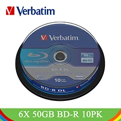 DVD диски Verbatim 50/лот CD-R CD диски Bluray 700MB 80min 52X фирменные записываемые носители пустой диск 50PK шпиндель компактной записи