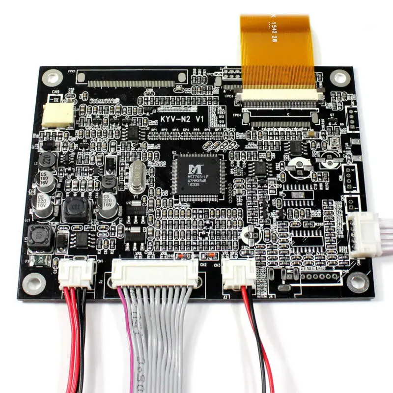 VGA AV input LCD Controller board KYV-N2 V1 5.6inch 640x480 AT056TN52 V.3 LCD panel with Touch panel