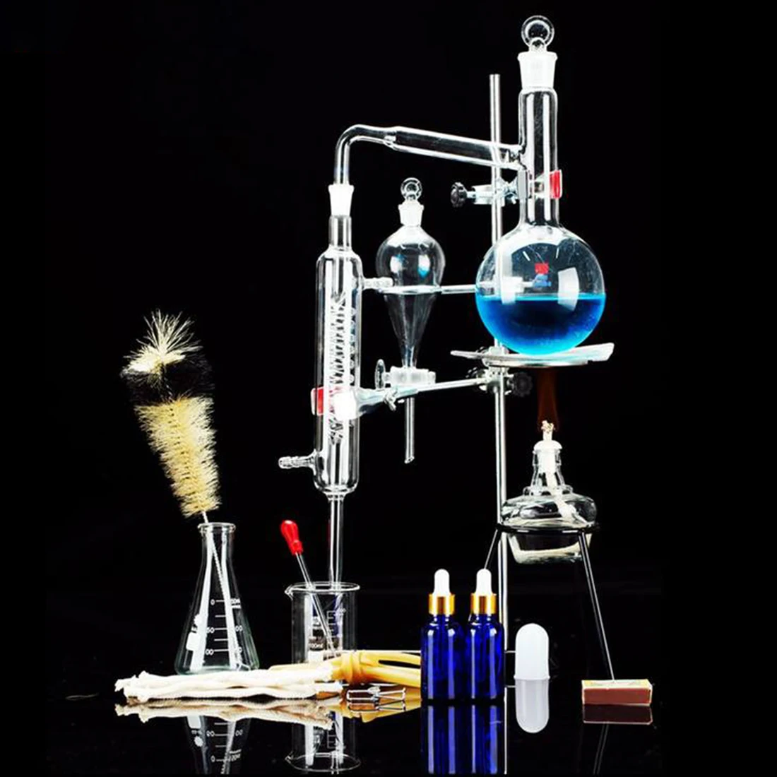 

Distiller Limbeck Glass Distilled Water Device Chemical Teaching Instrument For Laboratory Early Learning Education Toys For Kid