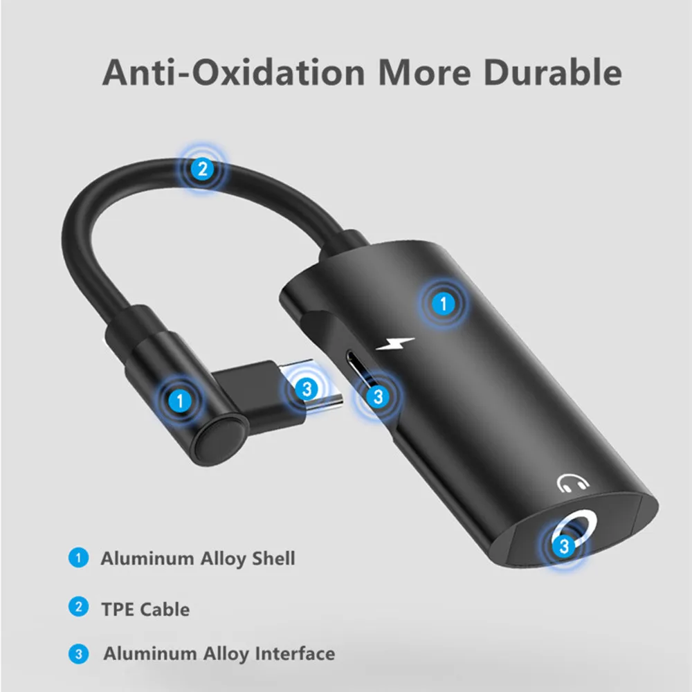USB Type C с двумя головками на 3 5 мм разъем для наушников типа дополнительный Кабель