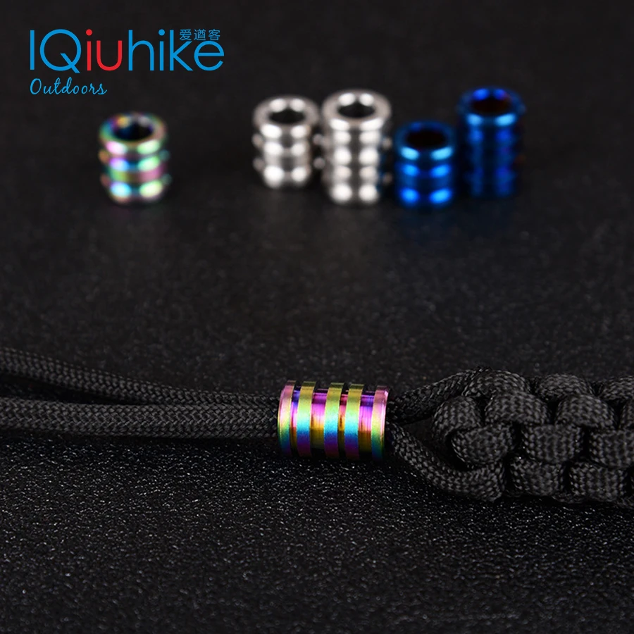 المتقشف Paracord الخرز المعادن سحر ل Paracord سوار إكسسوارات بقاء ، DIY قلادة مشبك ل Paracord سكين اسهم