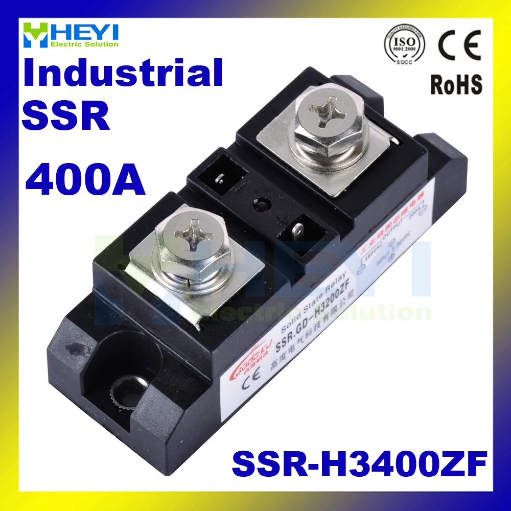 

Factory supply SSR-H3400ZF 400A Industrial Solid State Relay