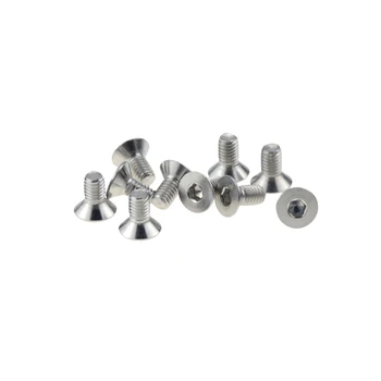 

100pcs DIN7991 M4x16/20/25/30 mm M4*16 mm flat head countersunk head 304 Stainless Steel Hex Socket Head Cap Screw