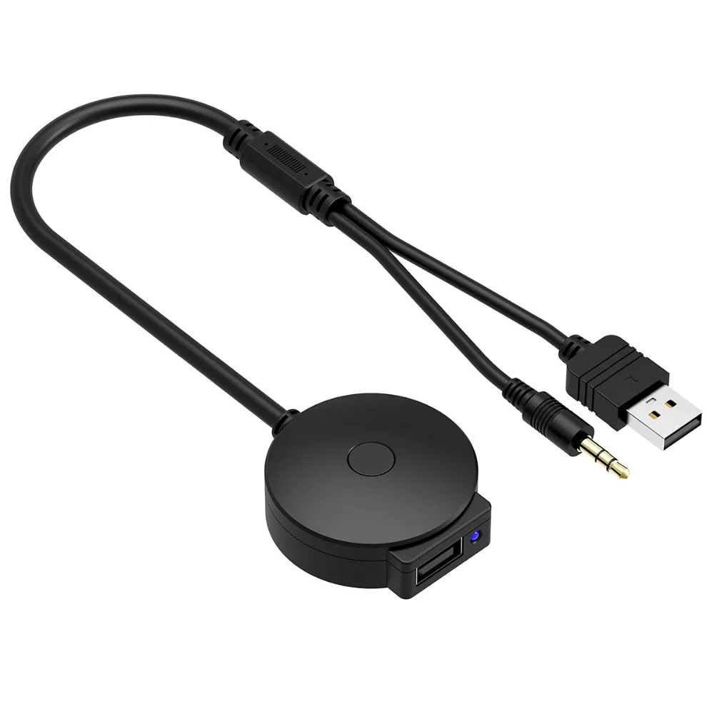 

USB & 3.5mm AUX to Bluetooth Audio Aux & USB Female Adapter Cable For Car BMW & Mini Cooper BMW Series 1, 2, 3, 5, 6, 7, X1 X3 X